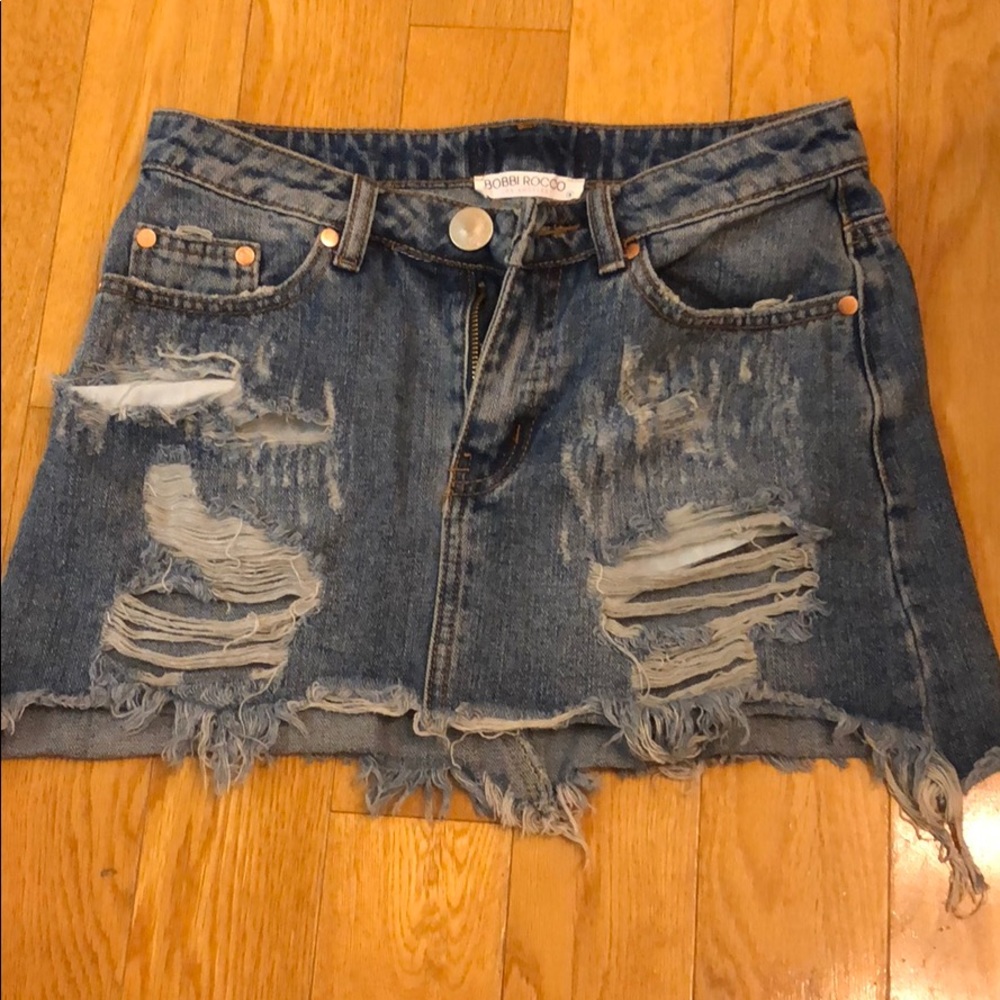 Denim skirt
